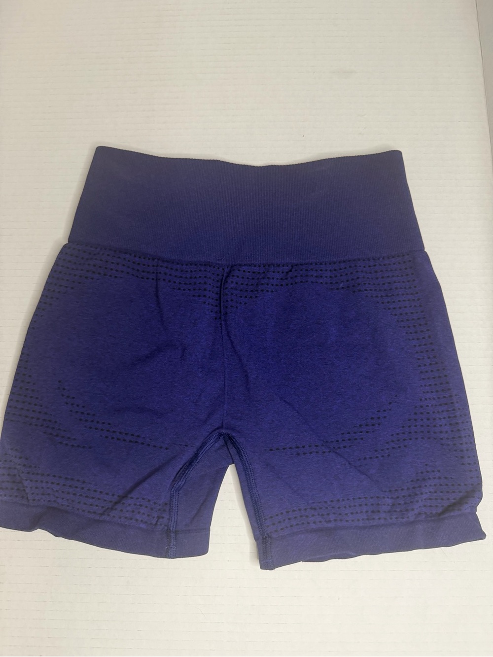 Gymshark Womens VITAL SEAMLESS SHORTS Cobalt Purple Small - Picture 2 of 3